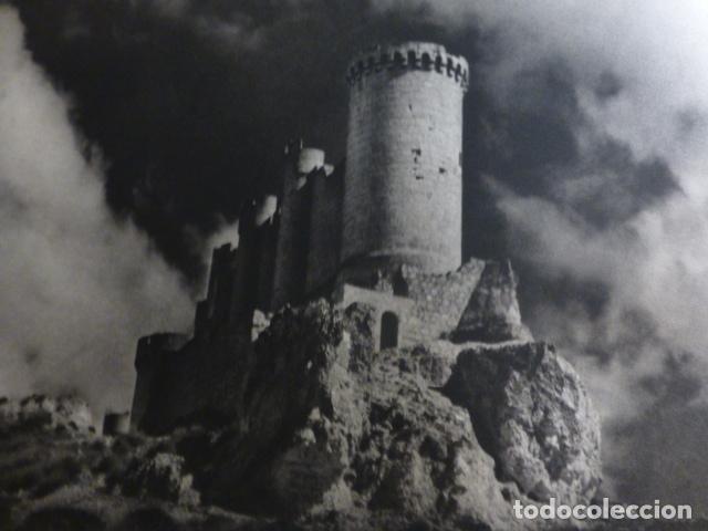 Collectionnisme: PE&Ntilde;AFIEL VALLADOLID CASTILLO ANTIGUA LAMINA HUECOGRABADO A&Ntilde;OS 40