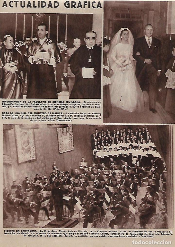 Collecting paper: A&Ntilde;O 1955 MUSICA CARTAGENA CORAL TOMAS LUIS DE VICTORIA EMPRESA NACIONAL BAZAN CONCIERTO LAURET