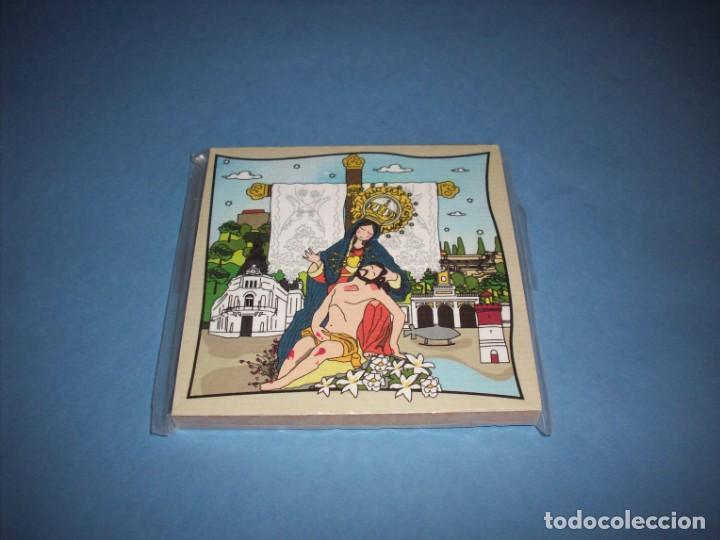 Coleccionismo: azulejo de ceramica de la virgen de la caridad