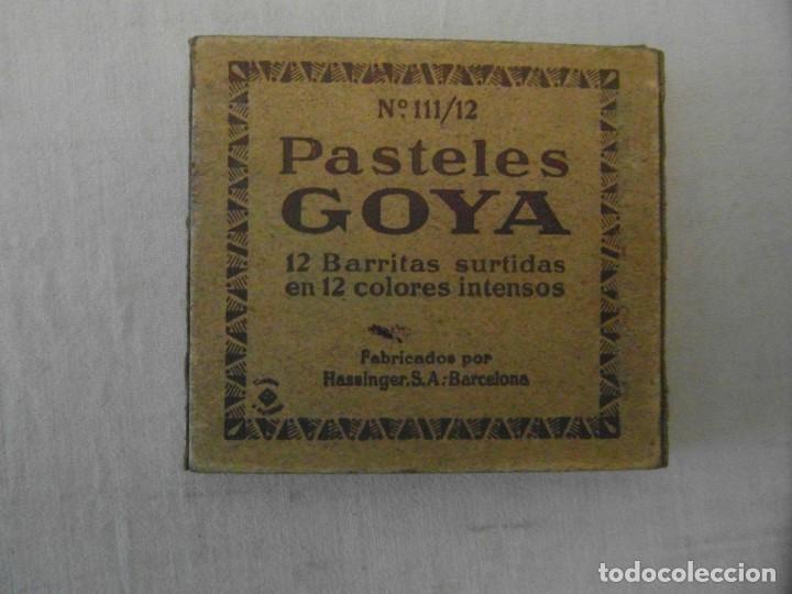 Antigua Caja De Lapices Pastel Goya Nº 111 12 Comprar En