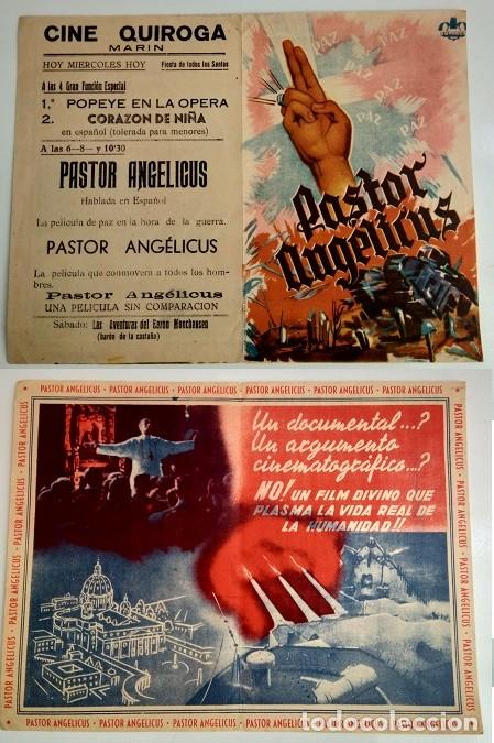 Coleccionismo: Programa de cine - Cine Quiroga de Mar&iacute;n - Foto 1