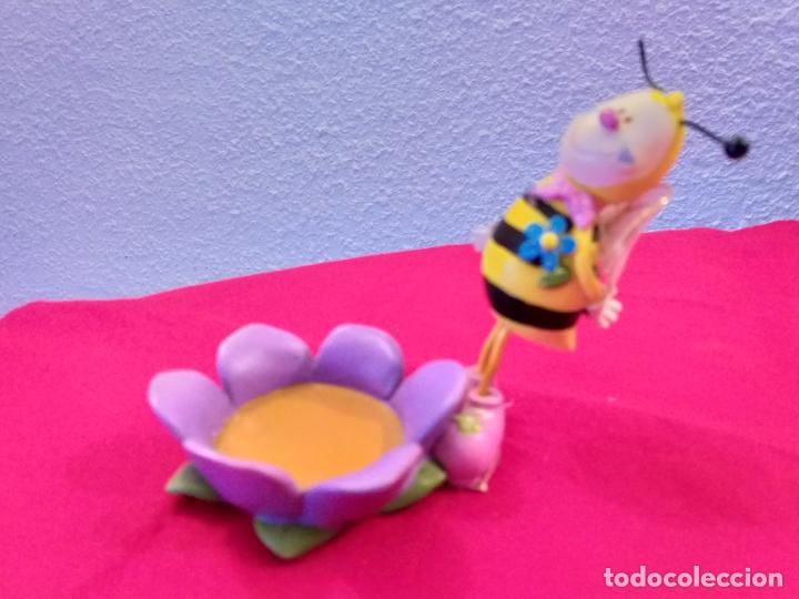 Coleccionismo: Portavelas infantil. La abeja Maya. - Foto 1