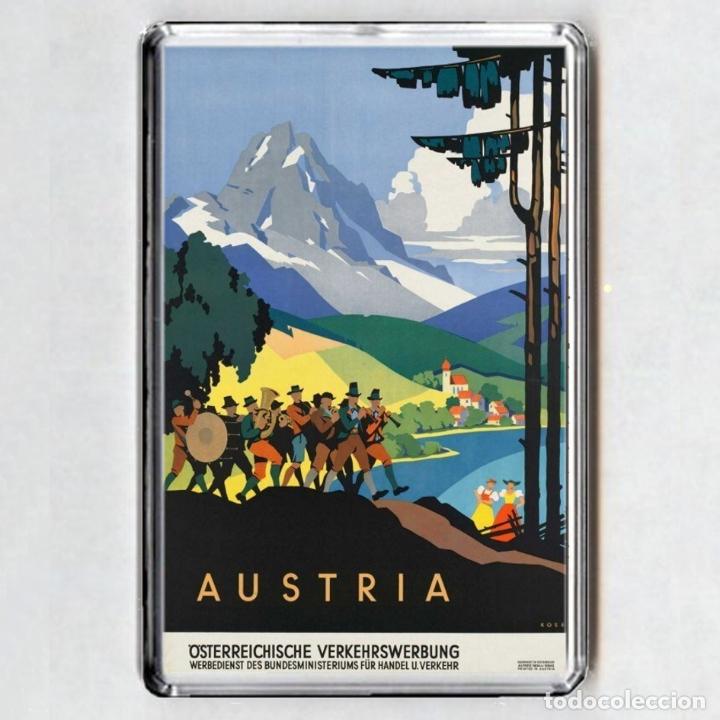 Coleccionismo: IMAN acr&iacute;lico NEVERA - AUSTRIA - Foto 1