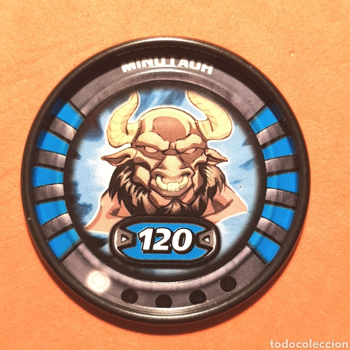 Coleccionismo: (C-TZ1) TAZO METALICO CAPS SLINGER WAR TITANS N&deg;10 MINOTAUR
