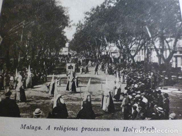 Collezionismo: MALAGA PROCESION DE SEMANA SANTA ANTIGUO HUECOGRABADO A&Ntilde;OS 30