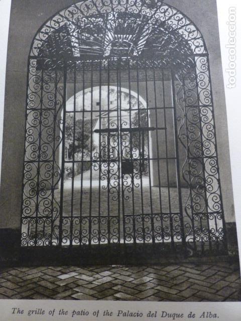 Coleccionismo: SEVILLA REJA DEL PALACIO CASA PILATOS ANTIGUO HUECOGRABADO A&Ntilde;OS 30