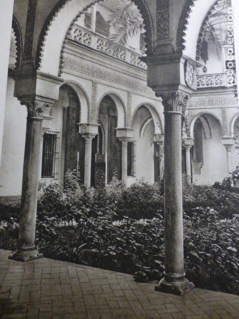 Collezionismo: SEVILLA PATIO DEL PALACIO CASA PILATOS ANTIGUO HUECOGRABADO A&Ntilde;OS 30
