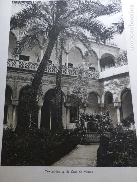 Collezionismo: SEVILLA JARDINES DE CASA DE PILATOS ANTIGUO HUECOGRABADO A&Ntilde;OS 30