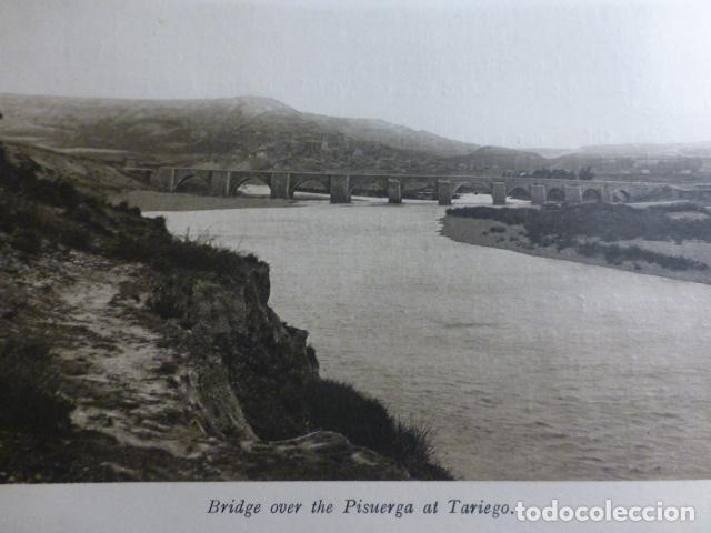 Collezionismo: TARIEGO DE PISUERGA PALENCIA PUENTE SOBRE EL RIO ANTIGUO HUECOGRABADO A&Ntilde;OS 30