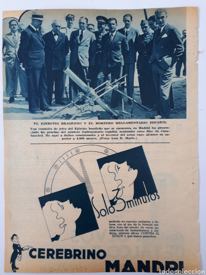 Coleccionismo: El Ejercito brasile&ntilde;o y el mortero reglamentario espa&ntilde;ol. 1934
