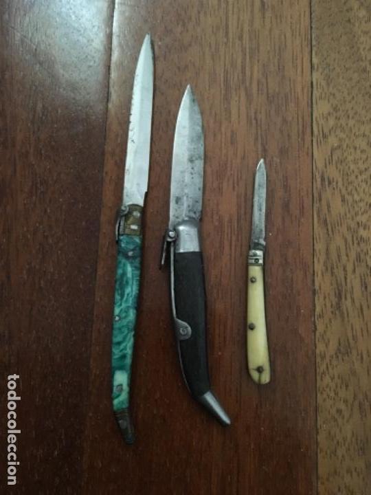 Coleccionismo: TRES ANTIGUAS NAVAJAS - Foto 1