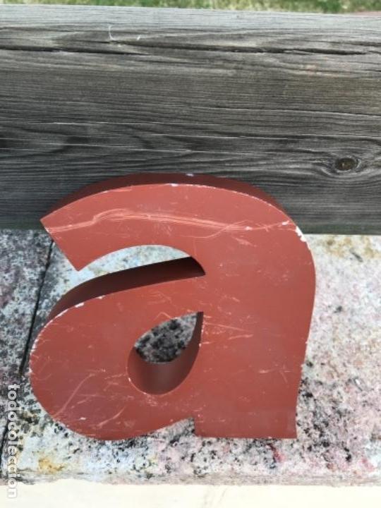 Coleccionismo: Letras aluminio, a&ntilde;o 70 - Foto 5