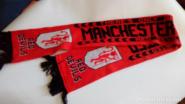 Coleccionismo: BUFANDA DEL MANCHESTER UNITED - Foto 2