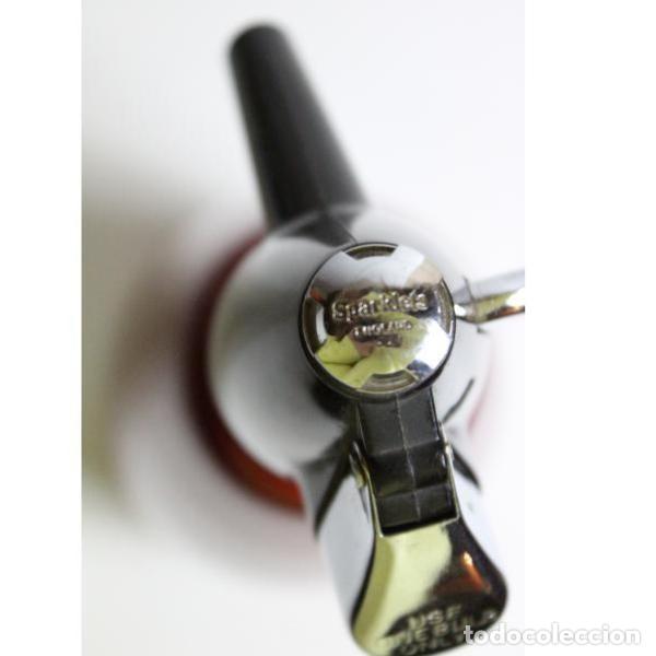 Coleccionismo: Antiguo sif&oacute;n ingles Sparklets - Foto 3