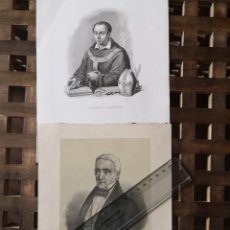 Coleccionismo: LOTE DE 2 LITOGRAFÍAS. MANUEL JOSÉ QUINTANA Y ANTONIO AGUSTIN