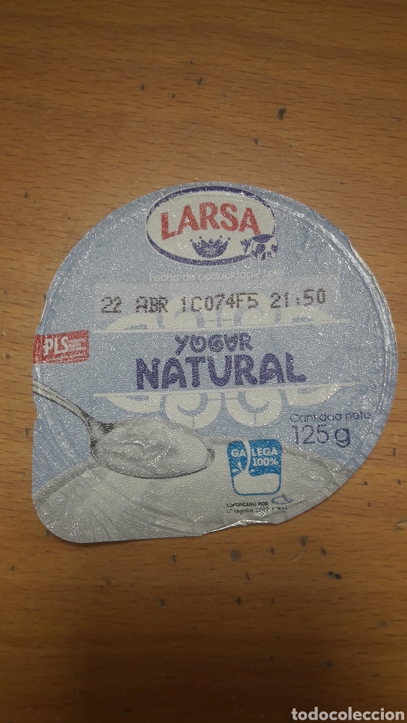 Collectionnisme: Tapa etiqueta Yogur Natural Larsa Espa&ntilde;a
