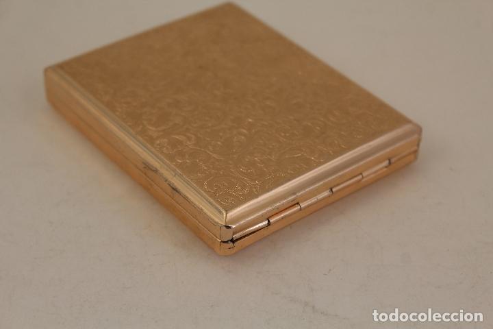 Coleccionismo: pitillera en metal dorado - Foto 3