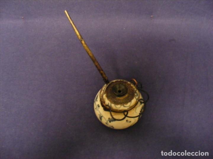 Coleccionismo: PIPA O RECIPIENTE PARA FUMAR OPIO - Foto 6