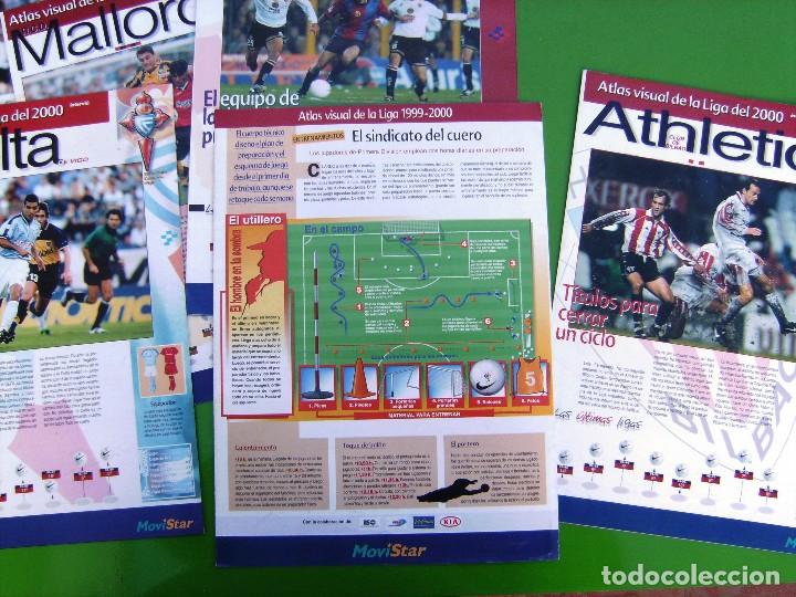 Coleccionismo: Lote de 6 Atlas visual de la Liga del 2000 - Foto 4
