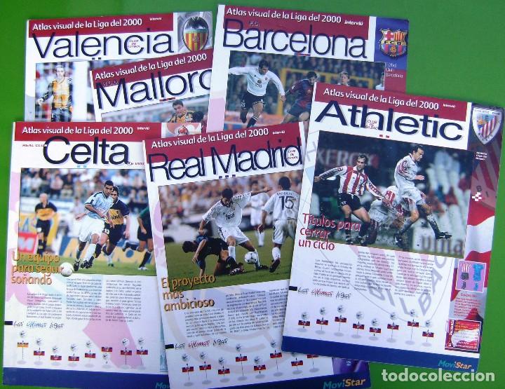 Coleccionismo: Lote de 6 Atlas visual de la Liga del 2000 - Foto 8