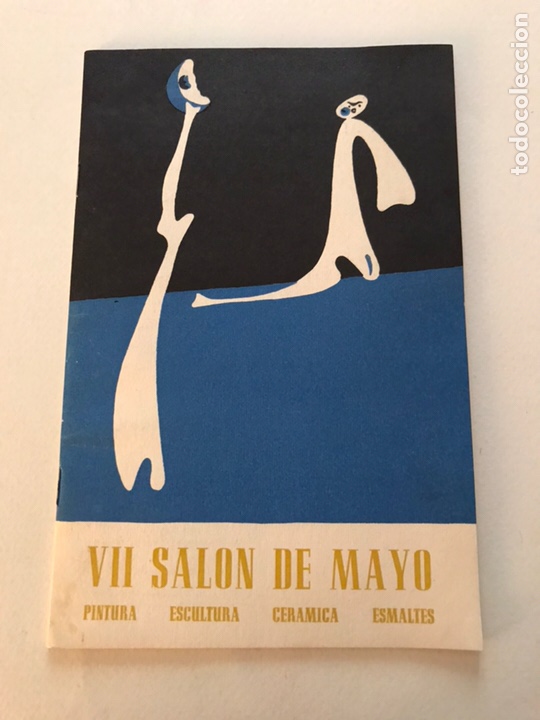 Coleccionismo: Programa VII Salon de mayo. Asociaci&oacute;n Artistas Actuales, 1963. Santi Sur&oacute;s. Cubierta Joan Mir&oacute;