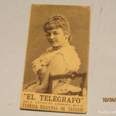 Coleccionismo: ANTIGUA FOTOTÍPIA KUPFER DE EL TELÉGRAFO S.A. FABRICA NACIONAL DE TABACOS AÑO 1900-20S.