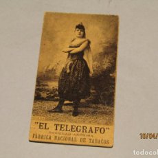 Coleccionismo: ANTIGUA FOTOTÍPIA SPADA DE EL TELÉGRAFO S.A. FABRICA NACIONAL DE TABACOS AÑO 1900-20S.
