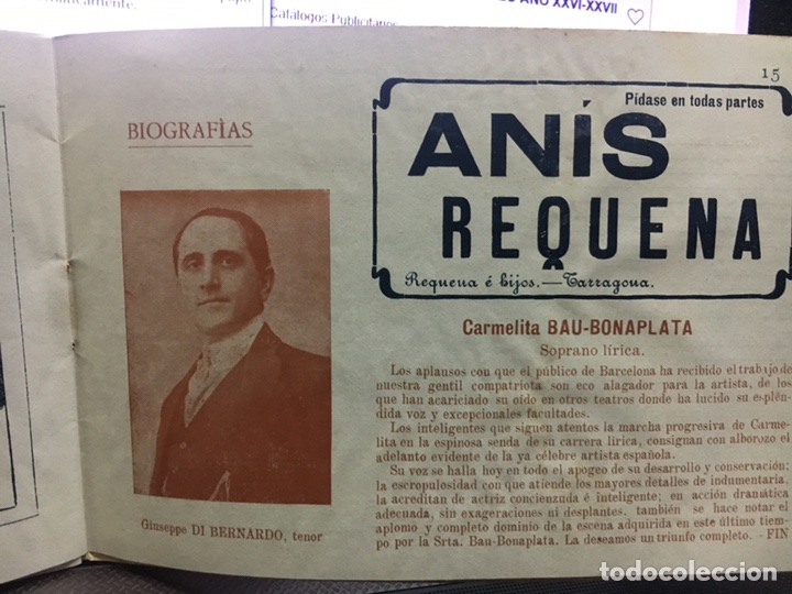 Coleccionismo: Programa Oficial Gran Teatro Del Liceo 1931 - Foto 12