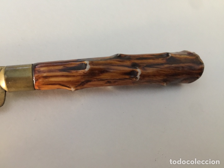 Coleccionismo: Cuchillo abrecarta de bronce . - Foto 3