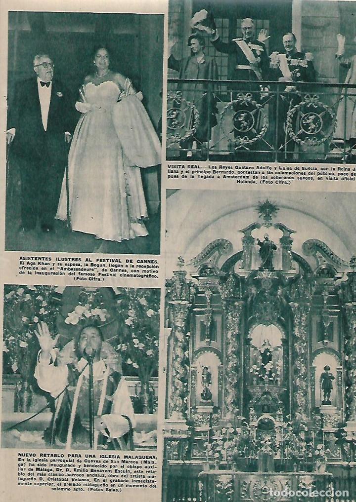 Collezionismo: A&Ntilde;O 1955 RECORTE PRENSA NUEVO RETABLO IGLESIA CUEVAS DE SAN MARCOS MALAGA