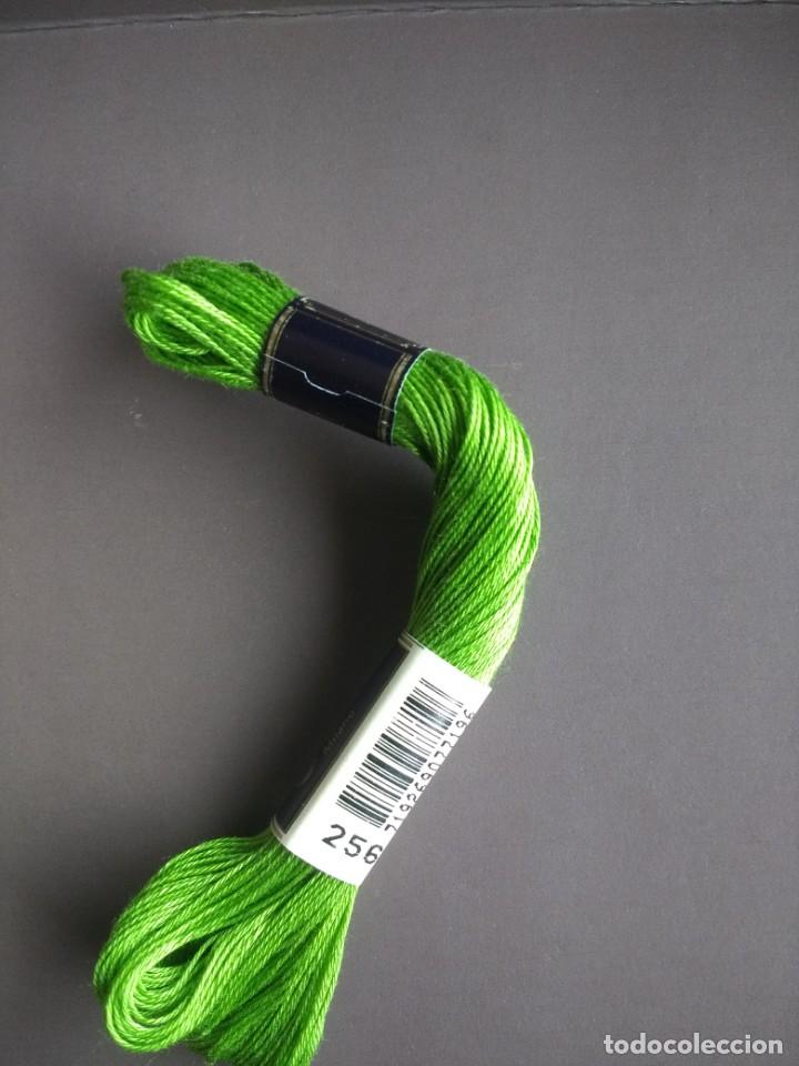Collectionnisme: ANTIGUA MADEJA HILO PARA BORDAR &laquo;&Aacute;NCORA&raquo; COLOR VERDE N&ordm; 256