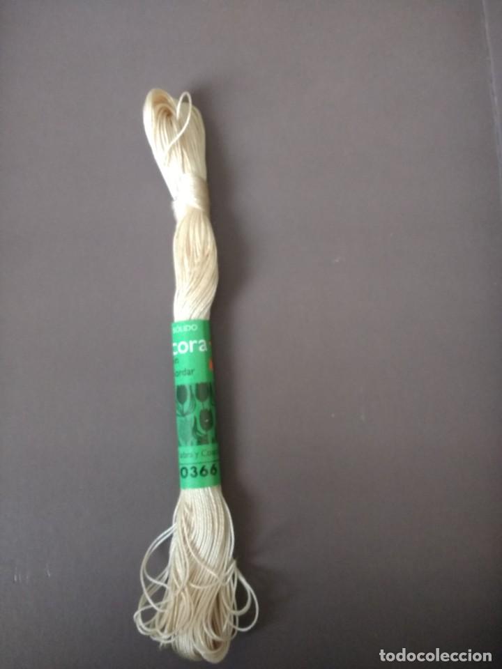 Collectionnisme: ANTIGUA MADEJA HILO PARA BORDAR &laquo;&Aacute;NCORA&raquo; COLOR BEIGE N&ordm; 366