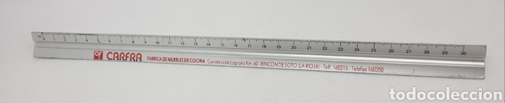 Coleccionismo: Regla aluminio - Car141 - Foto 1