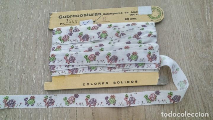 Sammeln: ANTIGUO TAPAPUNTOS &laquo;TORTUGAS COLOR LILA&raquo; (1 METRO)