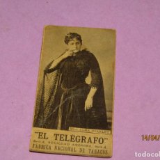 Coleccionismo: ANTIGUA FOTOTÍPIA FOTOGRAFÍA MISS ALMA DE EL TELÉGRAFO SA FABRICA NACIONAL DE TABACOS AÑO 1900-20