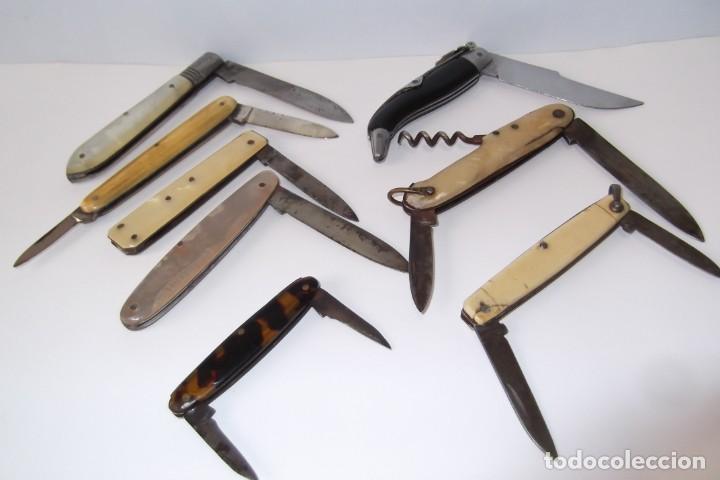 Coleccionismo: -COLECCION NAVAJAS- NACAR- HUESO- OTROS-