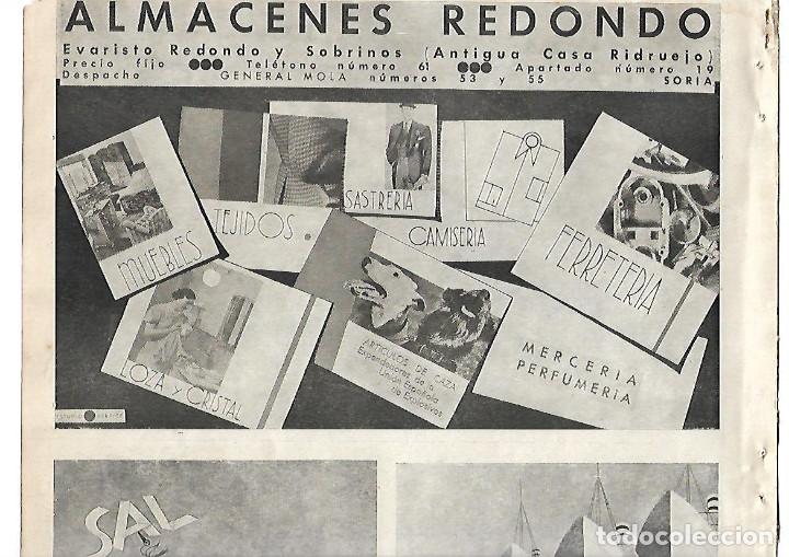 Colecionismo: A&Ntilde;O 1938 GUERRA CIVIL PUBLICIDAD ALMACENES EVARISTO REDONDO ANTIGUA CASA RIDRUEJO SORIA