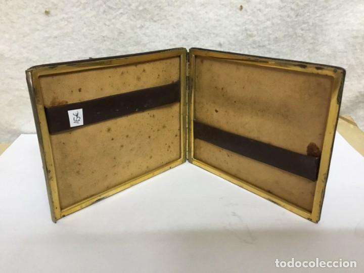 Coleccionismo: Antigua pitillera de cuero - Foto 2