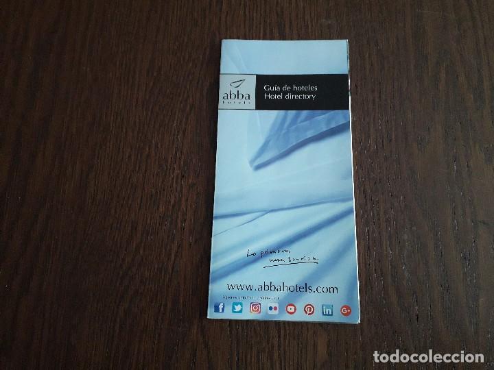 Coleccionismo: folleto de publicidad Abba hotels. guia de hoteles.