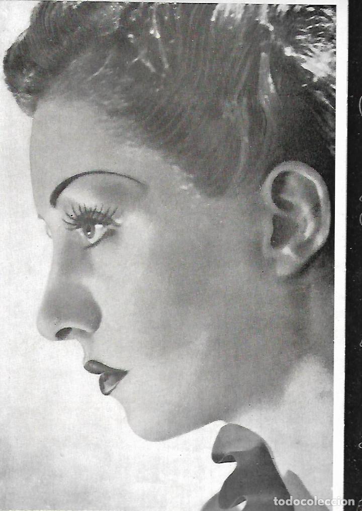 Sammelleidenschaft Papier: A&Ntilde;O 1938 RECORTE PRENSA CINE FOTOGRAFIA ARTISTA DE CINE VIVIANE ROMANCE