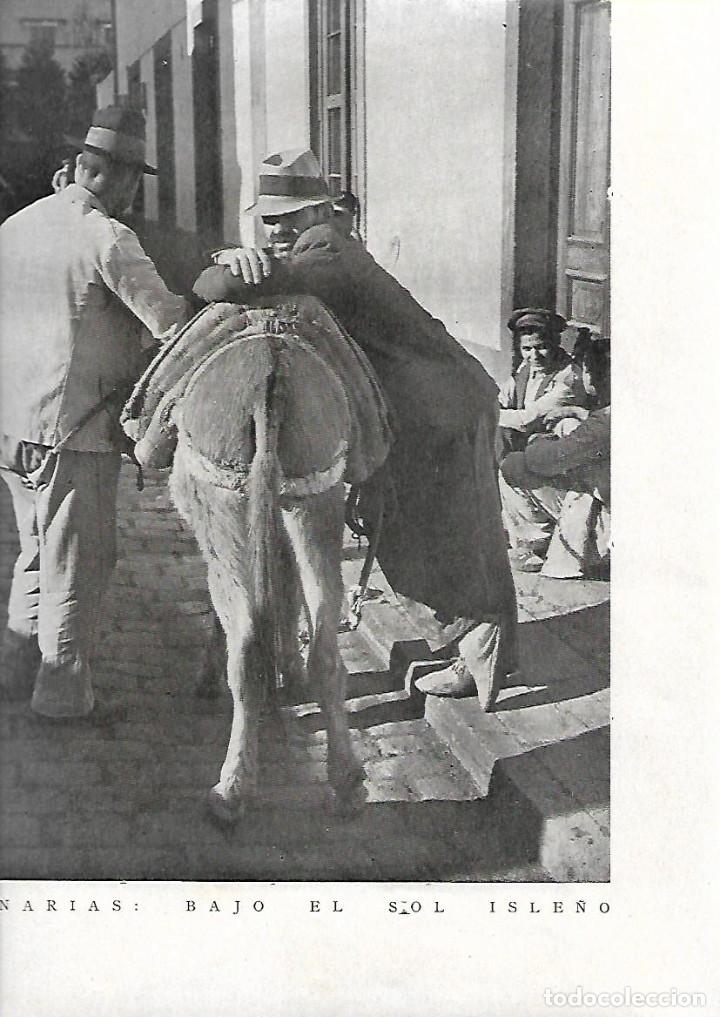 Collectionnisme: A&Ntilde;O 1938 RECORTE PRENSA FOTOGRAFIA CANARIAS BAJO EL SOL ISLE&Ntilde;O TIPOS COSTUMBRES