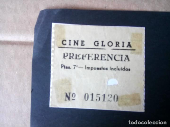 Collecting paper: ENTRADA DE CINE, CINE GLORIA, PREFERENCIA