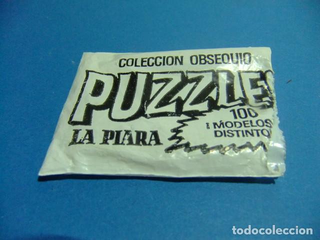 Coleccionismo: LA PIARA Pat&eacute;s bolsa vac&iacute;a Colecci&oacute;n obsequio PUZZELE