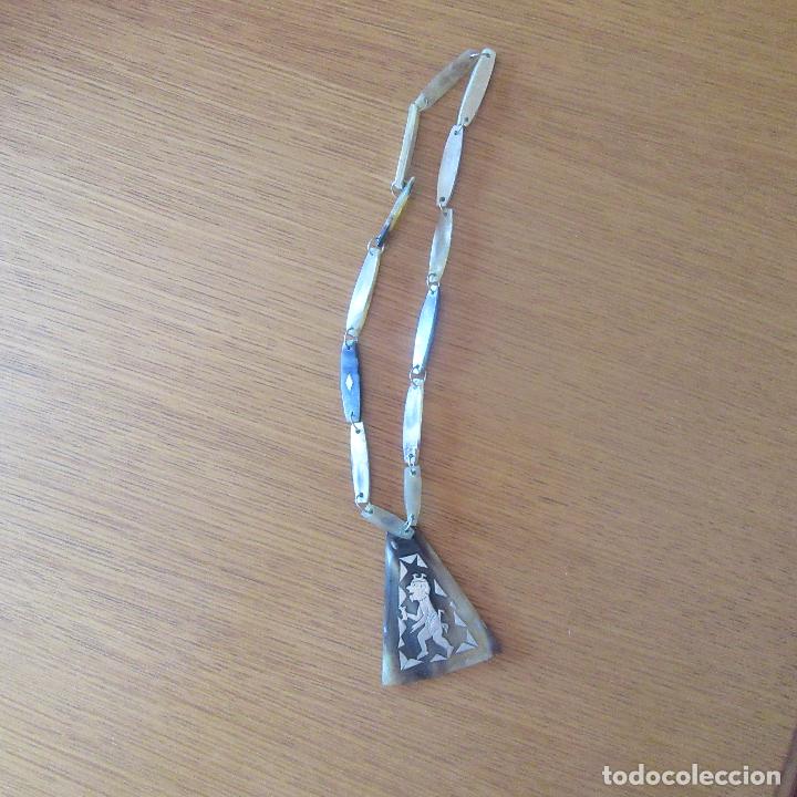 Coleccionismo: Raro colgante asta de toro diablo 666