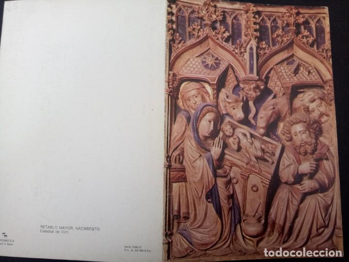 Coleccionismo: CATEDRAL DE VICH, RETABLO MAYOR, NACIMIENTO - Foto 2