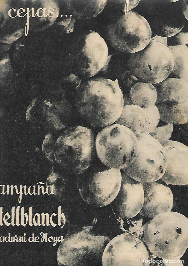 Collecting paper: A&Ntilde;O 1952 RECORTE PRENSA PUBLICIDAD BEBIDAS CAVA CHAMPAN CHAMPA&Ntilde;A CASTELLBLANCH