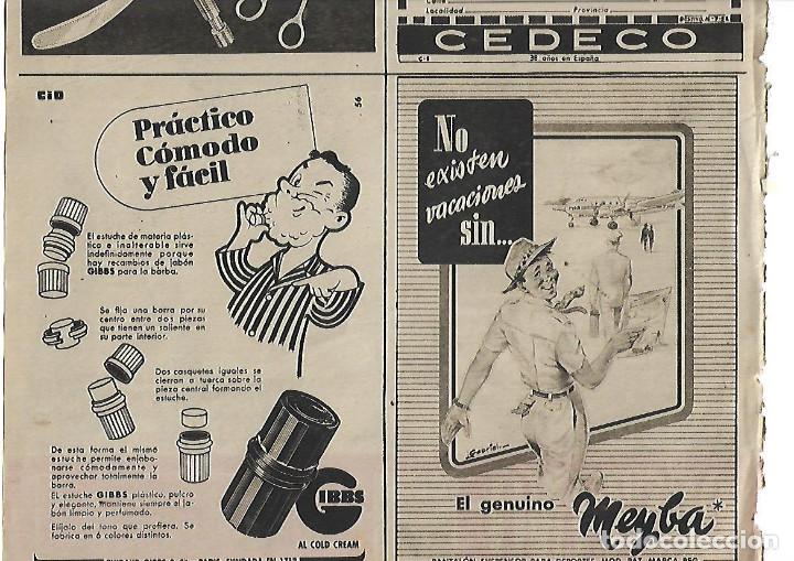 Colecionismo: A&Ntilde;O 1952 RECORTE PRENSA PUBLICIDAD GIBBS JABON PARA LA BARBA AFEITAR AFEITADO MEYBA DEPORTES
