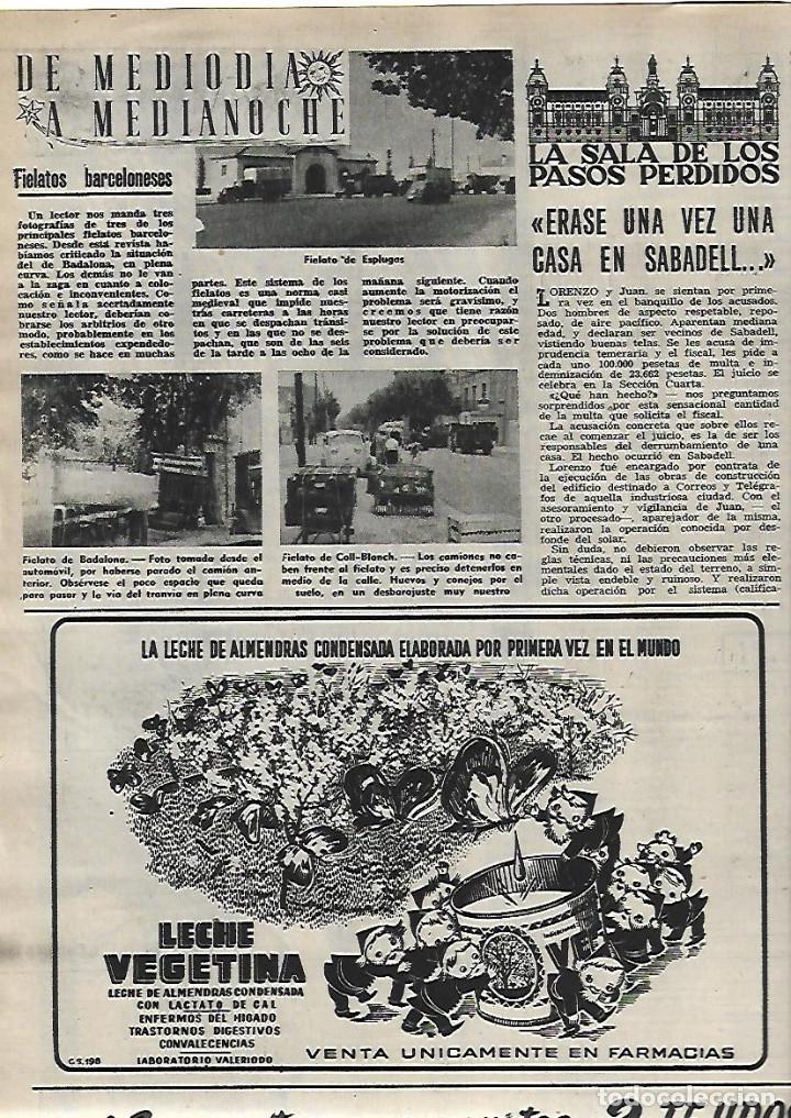 Collectionnisme: A&Ntilde;O 1955 RECORTE PRENSA FIELATO DE BADALONA ESPLUGUES COLL BLANCH CASETA COBRO ARBITRIO TASAS