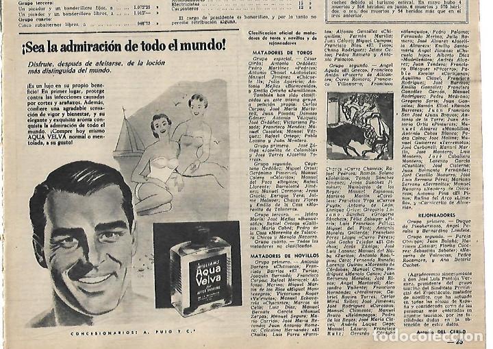 Coleccionismo: A&Ntilde;O 1955 RECORTE PRENSA PUBLICIDAD AQUA VELVA WILLIAMS PUIG AFTER SHAVE AFEITADO
