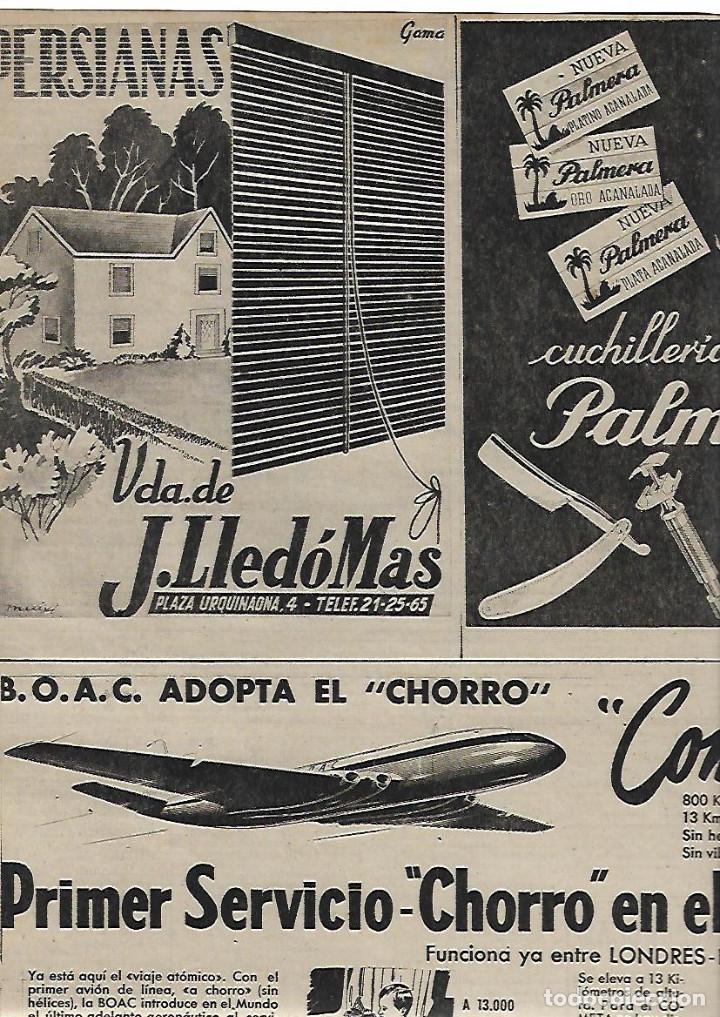 Coleccionismo: A&Ntilde;O 1952 RECORTE PRENSA PUBLICIDAD PERSIANAS VIUDA DE J LLEDO MAS